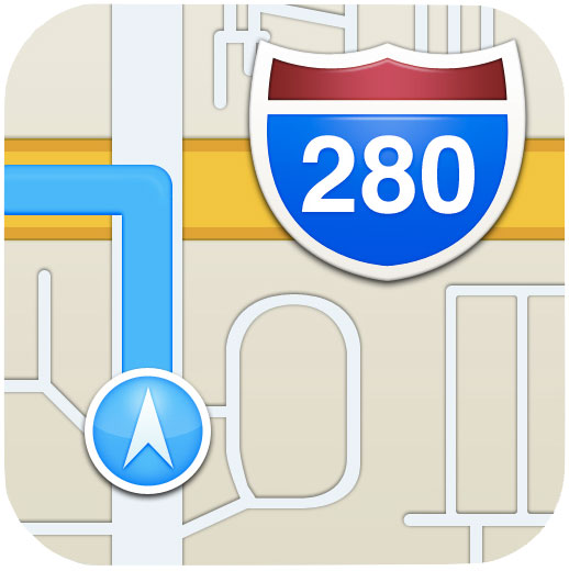 iOS6 Apple Maps icon