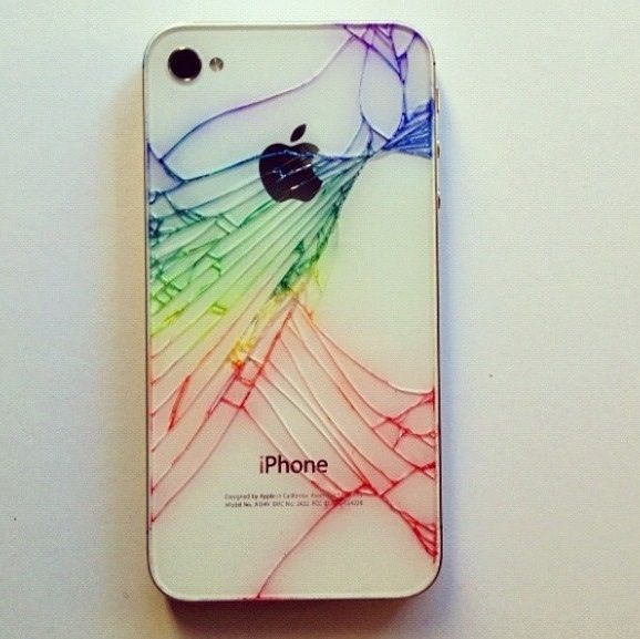 iPhone 4S broken case
