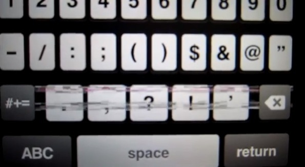 iPhone 5 keyboard flickering