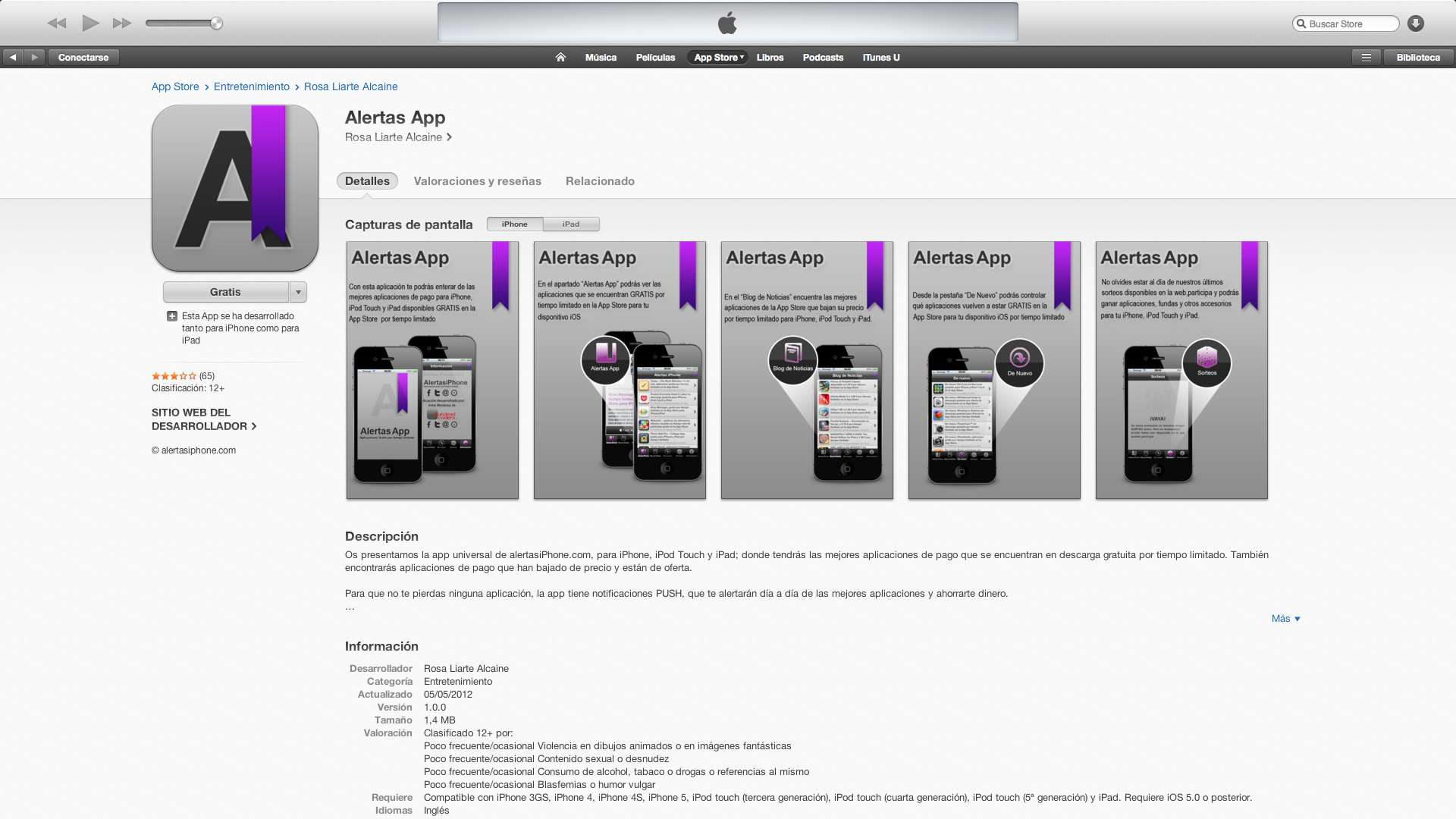 App Store - Screenshots modify