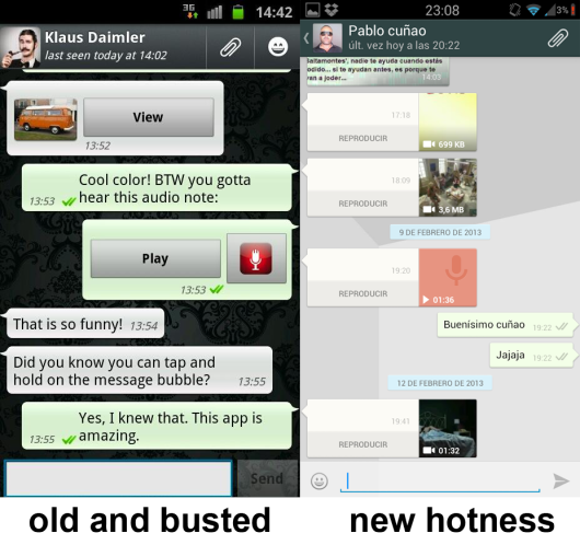 New Android WhatsApp 1