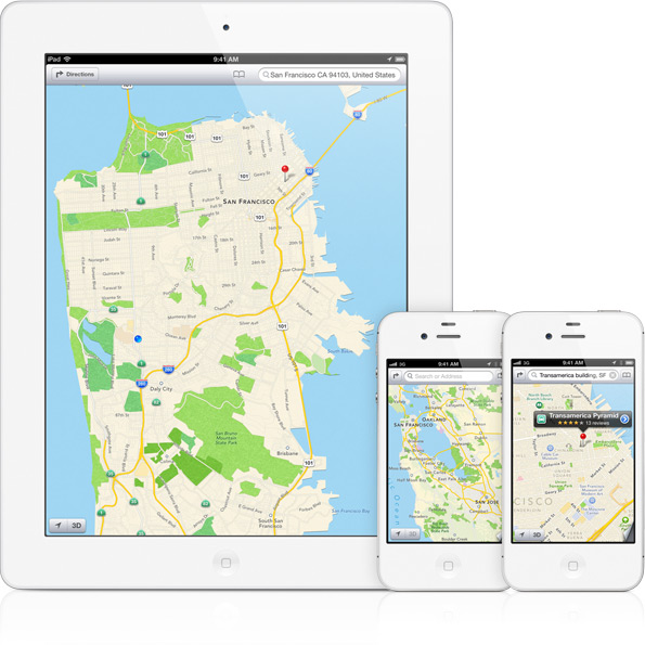 Apple Maps vs Waze y Google Maps