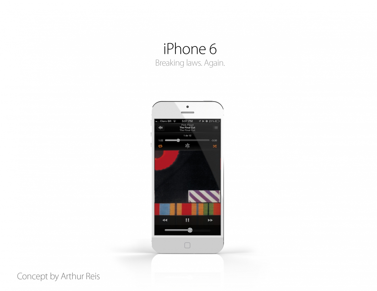 iPhone 6 Concepto by Arthur Reis