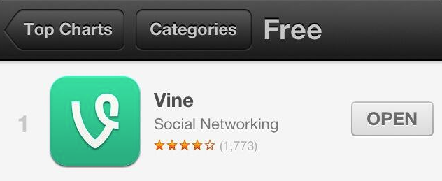 Vine App Store 1