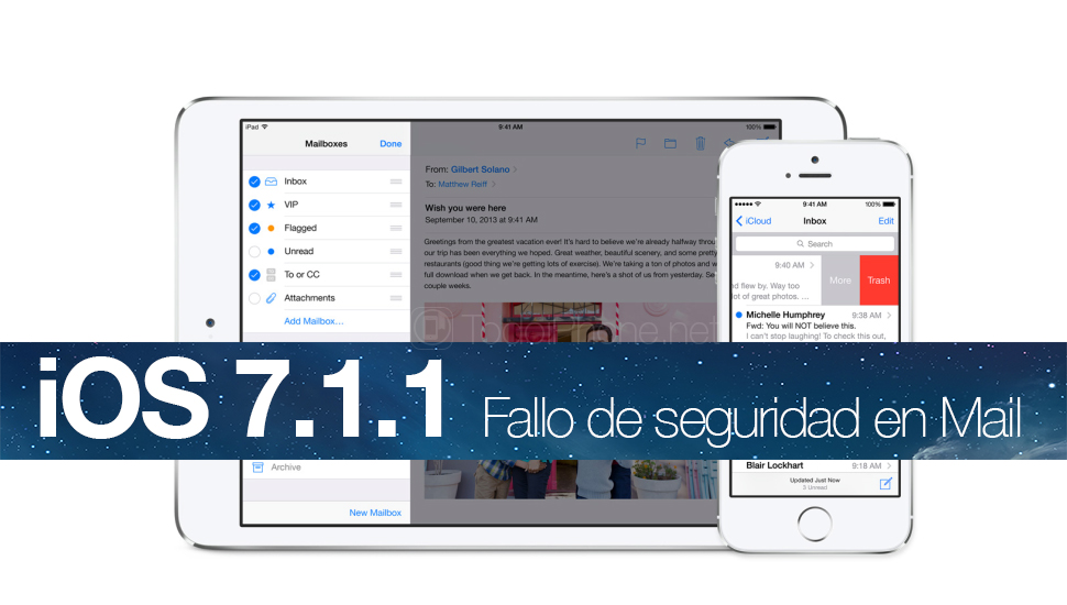 Aplikasi iOS 7.1.1 Mail memiliki kelemahan keamanan 3