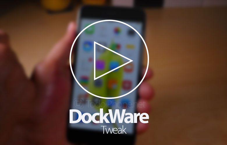 Sembunyikan dock iPhone seperti pada OS X dengan DockWare 8